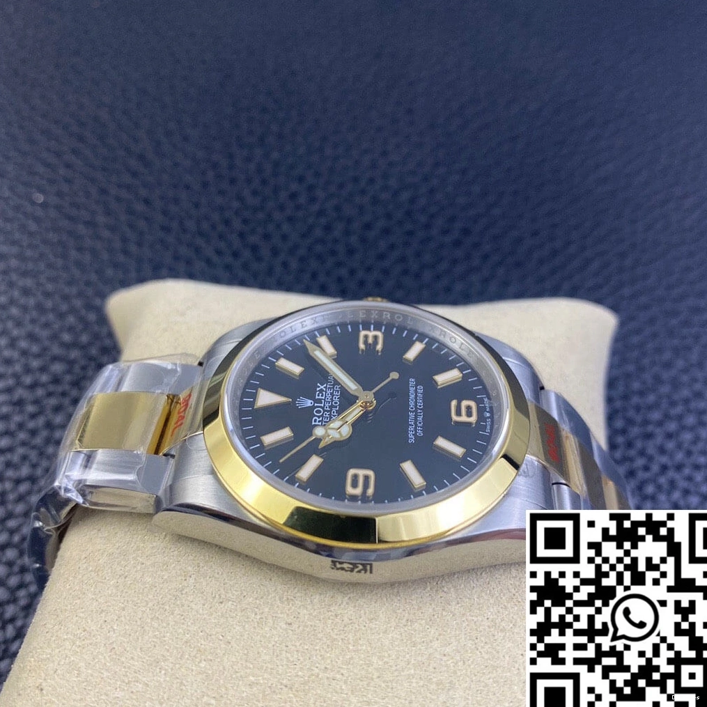 M124273-0001 Black Rolex Factory EW Explorer Dial 0923